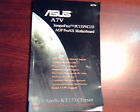 ASUS A7V VIA Apollo KT133 PC133/VC133 AGP Pro/4X Motherboard User&#39;s Manual E576