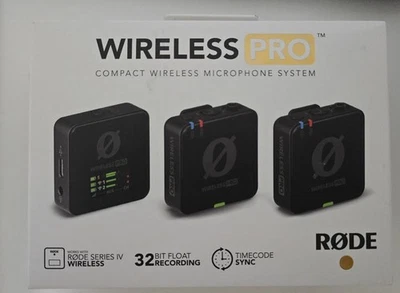 RODE Wireless PRO 2-Person Clip-On Wireless Microphone System/Recorder with Lava - Image 1 of 4