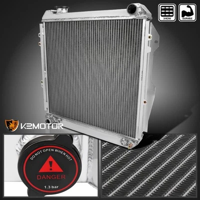 Fits 1988-1995 Toyota Pickup 4Runners V6 Aluminum 3 Row Core Cooling Radiator - Изображение 1 из 4