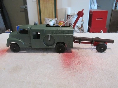 Camión telefónico y remolque Hubley Bell de la década de 1950 restaurados Foto 1 de 4