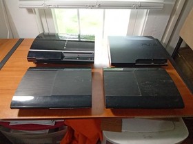 *DEFECTIVE* Lot of 4 Sony Playstation 3 PS3 Fat Super Slim Consoles *AS-IS*
