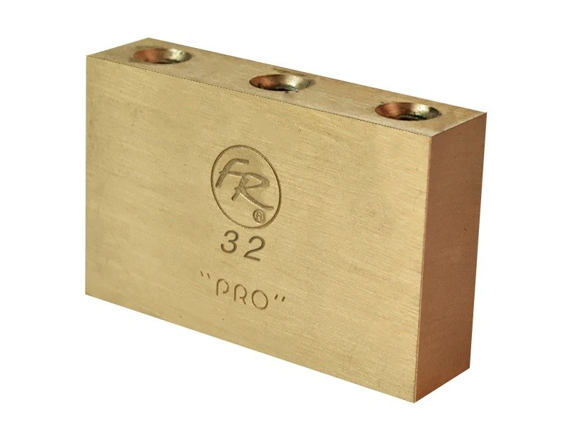 FLOYD ROSE FRPFTB32P - Pro Fat Bloc En Laiton, 32 Mm - Retour D'Expédition - Photo 1/1