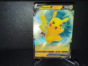 Pikachu V SWSH198 2022 Pokemon Sword & Shield Black Star Promo Card NM+ - Picture 1 of 2