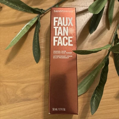 BareMinerals bronceado sintético cara brillo gradual bronceador sin sol - 1,7 oz raro Foto 1 de 2
