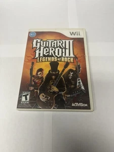Guitar Hero 3 III Legends of Rock (Nintendo Wii, 2006) Include Manuale - Testato - Foto 1 di 3