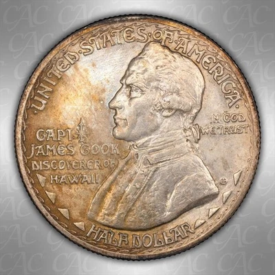 1928 Hawaiian 50c CACG MS 63 - Image 1 of 3