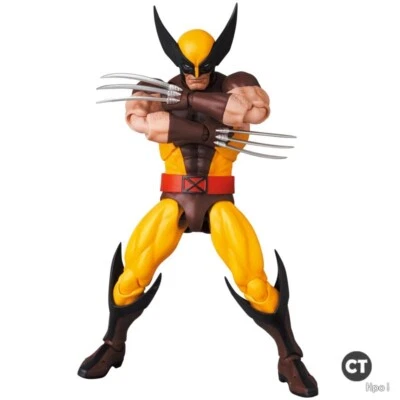 Boneco de ação CT Toys MAFEX No.138 X-MEN Wolverine marrom terno versão quadrinhos em estoque - Imagem 1 de 4