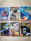 Dragon Ball Z Card Set Of 6, Son Goku Bulma Piccolo 2004 Bandai Made In Japan