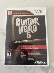 Wii Guitar Hero 5 (Nintendo Wii, 2009) senza manuale! TESTATO E FUNZIONA BENISSIMO! LEGGI!!! - Foto 1 di 6