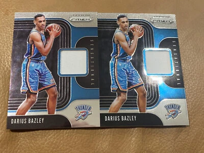 2019-20 Darius Bazley Panini Prizm 2x Lot Relic SS-DBZ Thunder - Image 1 of 4