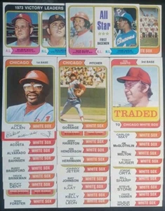 1974 TOPPS / TRADED MASTER TEAM SET 32/32 + RED CH CHICAGO WHITE SOX NM/MT 05565 - Picture 1 of 24