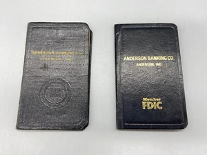 Vintage Anderson Banking Co. Anderson, Indiana Member FDIC 2 Small Booklets - Picture 1 of 5