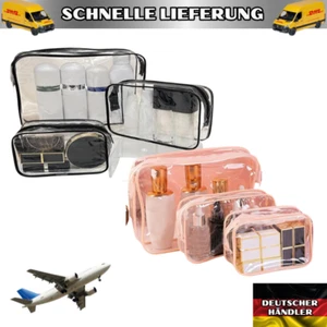 Kulturtasche Transparent Set, Durchsichtige Flugzeug Beutel, Kulturtasche - Bild 1 von 7