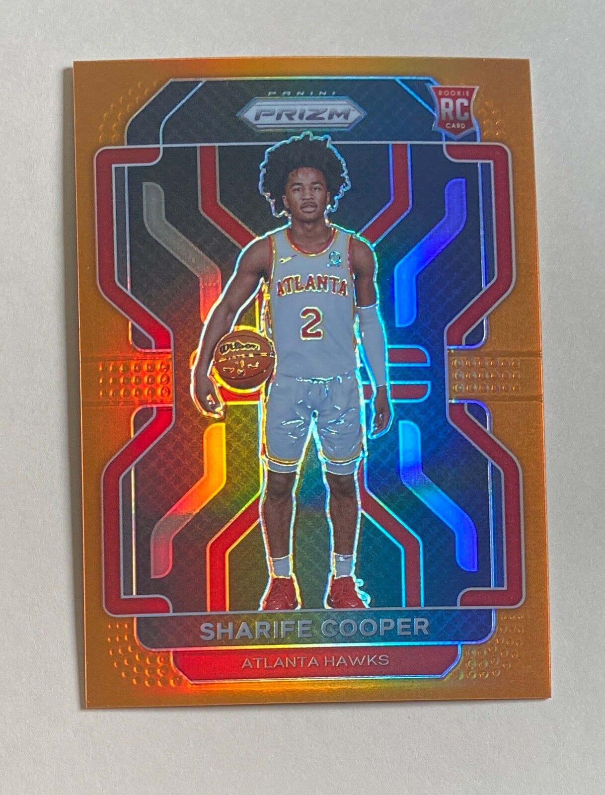 2021-22 Panini Prizm Prizms Orange #280 Sharife Cooper /49 Rookie RC #X345