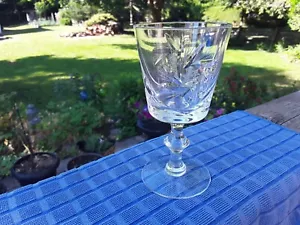 Wine Glass inwheel Crystal Stemware Barware Drinkware Champagne Mixed Drinks - Picture 1 of 1
