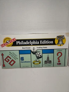Vtg 1996 Monopoly Philadelphia Edition Authorized Edition Board Game - Complete - Picture 1 of 9