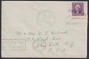 BERMUDA: (15555) FURNESS LINE PAQUEBOT CANCEL/COVER 1936 - Picture 1 of 2