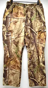Cabela's Dry-Plus Camo Hunting Pants Revolution Fleece Mens 36x30 Realtree EUC - Picture 1 of 11