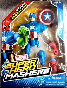 Marvel Super Hero Mashers Captain America Action Figure 6" NEW - SEALED - Picture 1 of 2