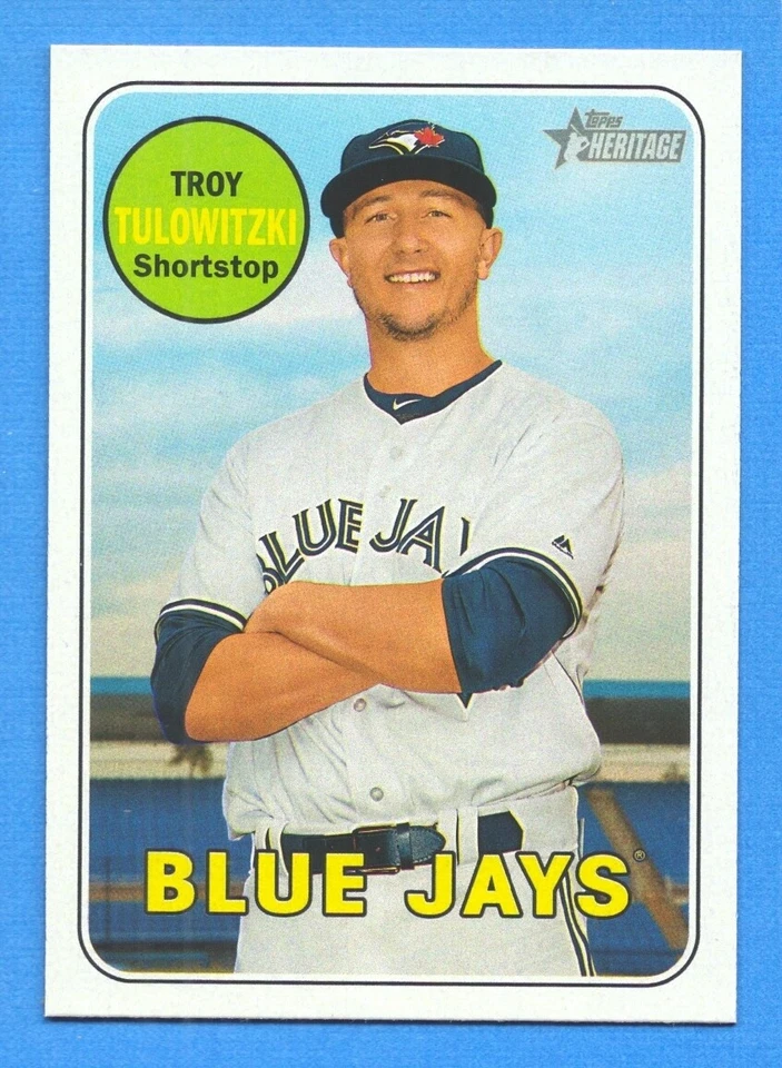 2018 Topps Heritage #98 Troy Tulowitzki Blue Jays - Image 1 of 1