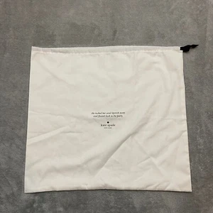Kate Spade Dust Cover Bag She tucked her coral lipstick away Drawstring 17 X 19” - Picture 1 of 7