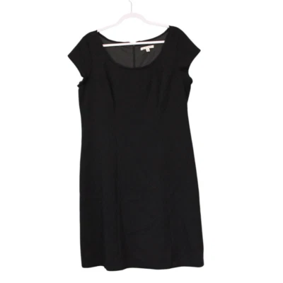 Vestido CAbi Talla 14 Pequeño Negro Carrera Oficina Negocios Ropa de Trabajo Clásico Elegante Foto 1 de 4