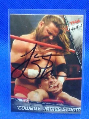 Autógrafo "Cowboy" James Storm 2010 TriStar TNA Xtreme #10 Foto 1 de 2