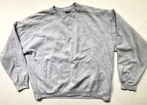 Vtg 90s Starter Pro80 Sweatshirt Blank Mens size Large Crewneck Heavyweight Gray - Picture 1 of 5