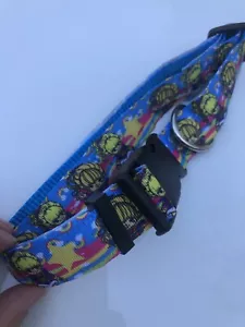 Rainbow Brite Dog Collar Large Cartoon 80s Cute Pet Cat Supplies Retro Ooak - Picture 1 of 6