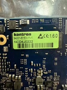 1 Stück Kontron gebraucht 34001-5151-11-1 Ver 1.6.0 - Bild 1 von 3