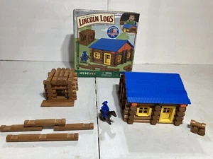 knex lincoln logs oak creek lodge 00857 classic building set 137 pieces - Picture 1 of 8