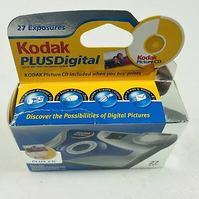 Kodak Plus Digital One Time Use Disposable 35mm Camera 27 ex Exp. 12/2007 Photo - Image 1 of 4