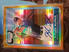 2006 Bowman Draft Chrome Picks Orange Refractor /50 Kyler Burke #DP87