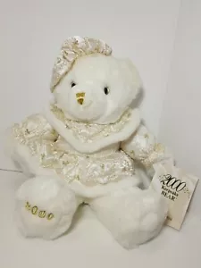 Peluche Dan Dee 2000 Keepsake Memories Bear edizione limitata ORO Holiday con etichette - Foto 1 di 8