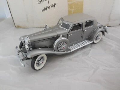 Franklin Mint 19e33 Duesenberg 4 puertas techo rígido 1:24 coche automóvil modelo diecast Foto 1 de 4