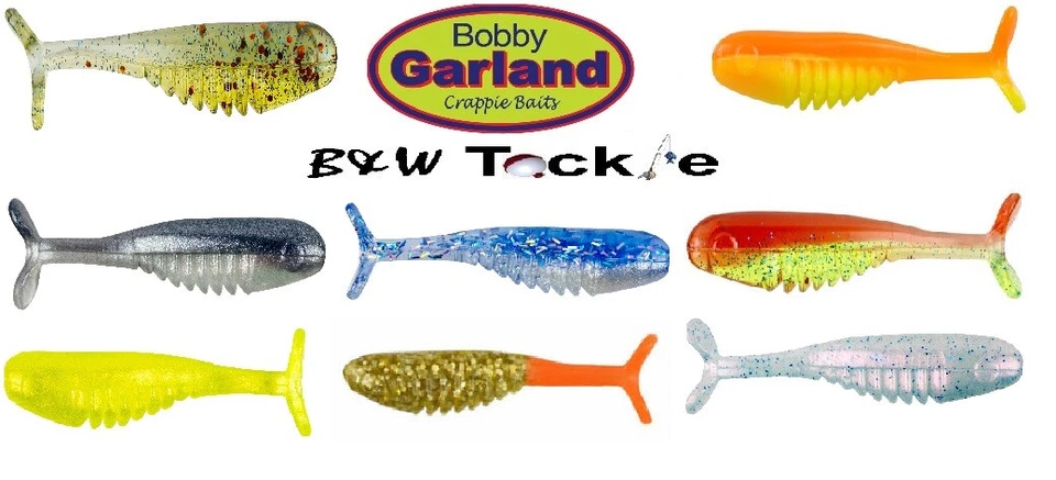 Bobby Garland~Itty Bit Slab Hunt'R~Crappie Bait~1.25"~7 Colors~FREE Shipping