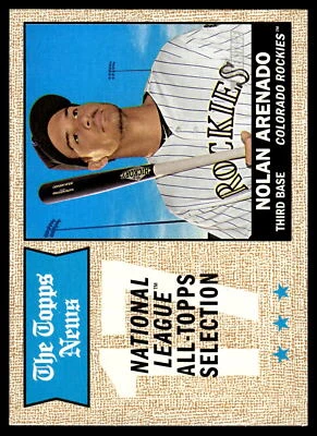 2017 Topps Heritage #373 Nolan Arenado Card - Image 1 of 2