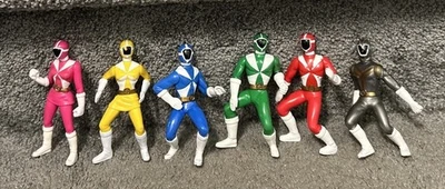 Lote De 6 Figuras De Colección Power Rangers Lightspeed Rescue 2000 McDonald's 4" Foto 1 de 4