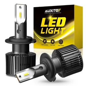 Faro LED AUXITO haz alto/bajo reemplazo bombilla H7 ultra brillante 3000LM 48W 6000K - Imagen 1 de 12