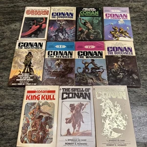 11 Conan der Barbar komplett Ace Vintage Taschenbuch Set 1 Robert E. Howard - Bild 1 von 11