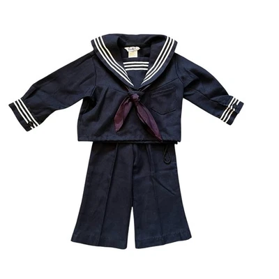 Vintage Baby Boy Sailor Suit Jacket/Pants/Scarf Good Lad Tailored Size 2T - Image 1 of 4