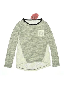 NWT Poof! Girls Green Long Sleeve Top Small kids - Picture 1 of 2