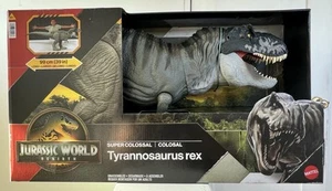 Mattel Jurassic World Rebirth T-Rex Tyrannosaurus Super Colossal action figure - Picture 1 of 3