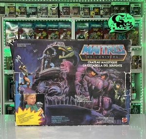Mattel Masters of the universe vintage Snake Mountain La Cittadella Del Serpente - Foto 1 di 19