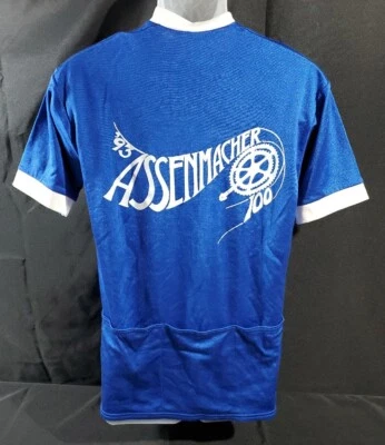 Maillot de ciclismo vintage 1993 Assenmacher 100 bicicleta Jersey  Foto 1 de 4