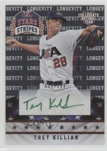 2015 Panini Stars and Stripes Longevity Signatures /299 Trey Killian #95 Auto