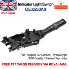 Indicator Light Switch Stalk For Peugeot 107 Citroen C1 Toyota Aygo 6253A0 UK