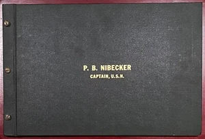 United States Navy WWII CRUISE BOOK Rear Adrmiral P.B. Nibecker 1943-46 Pacific - Picture 1 of 7
