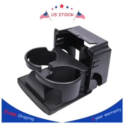 Black Rear Console Cup Holder 66150AG01CJC Fits 2005-2009 Subaru Outback Legacy Foto 1 de 4