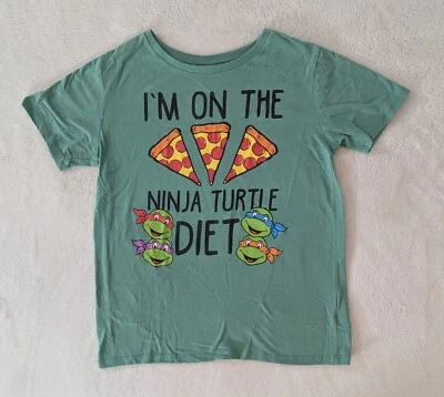 2018 Youth Teenage Mutant Ninja Turtles I'm On The TMNT Diet Tee Shirt Size L - Image 1 of 4
